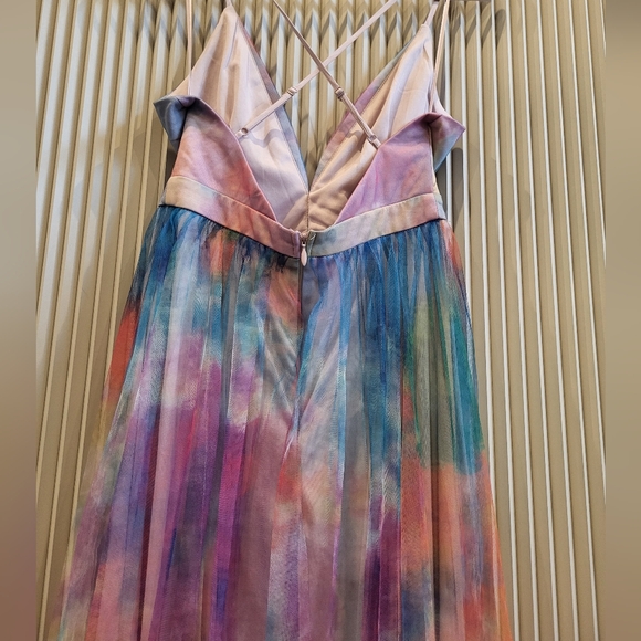 MANIJU Rainbow Tie Dye Tulle Dress - Picture 6 of 6